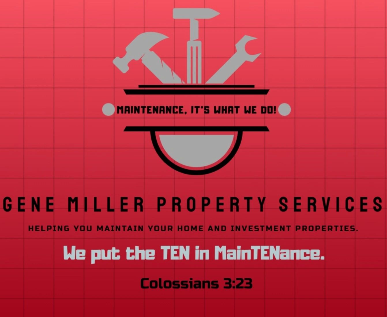 Gene Miller Property Services Maintenance, Handyman, Business